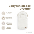 Babyschlafsack Dreamy Bio-Baumwolle - nachhaltiger Ganzjahresschlafsack Babyschlafsack