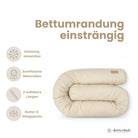 Bettschlange einsträngig Teddystoff Boucle – Schutz & Vielseitig - Baby & Kleinkind
