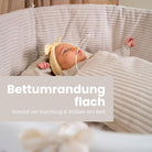 Bettumrandung Cord – Moderne & kuschelige Umrandung für Babybett & Beistellbett - Bettumrandung