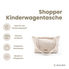 Shopper Mom Bag Cord - Perfekt für den Alltag Kinderwagen Cross Shoulder - Wickeltasche