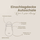 Winterfußsack Cord – warm & stylisch für Kinderwagen & Autoschale - Winterfußsack