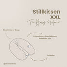 Stillkissen & Schwangerschaftskissen Bouclé Teddy XXL – ergonomisch weich & vielseitig - Stillkissen