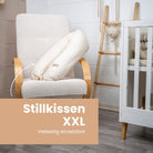 Stillkissen & Schwangerschaftskissen Bio Baumwolle XXL – ergonomisch weich & vielseitig - Stillkissen