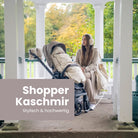 Shopper Mom Bag Kaschmir- Ideal für den Alltag Kinderwagen Cross Shoulder - Beige - Wickeltasche