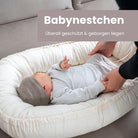 Babynestchen Bio Baumwolle – mitwachsender & nachhaltiger Baby-Kokon - Natur - Babynestchen