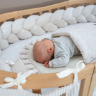 Bettschlange geflochten Cord – Kuschelige & robuste Bettumrandung - Baby & Kleinkind