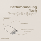Bettumrandung Cord – Moderne & kuschelige Umrandung für Babybett & Beistellbett - Bettumrandung