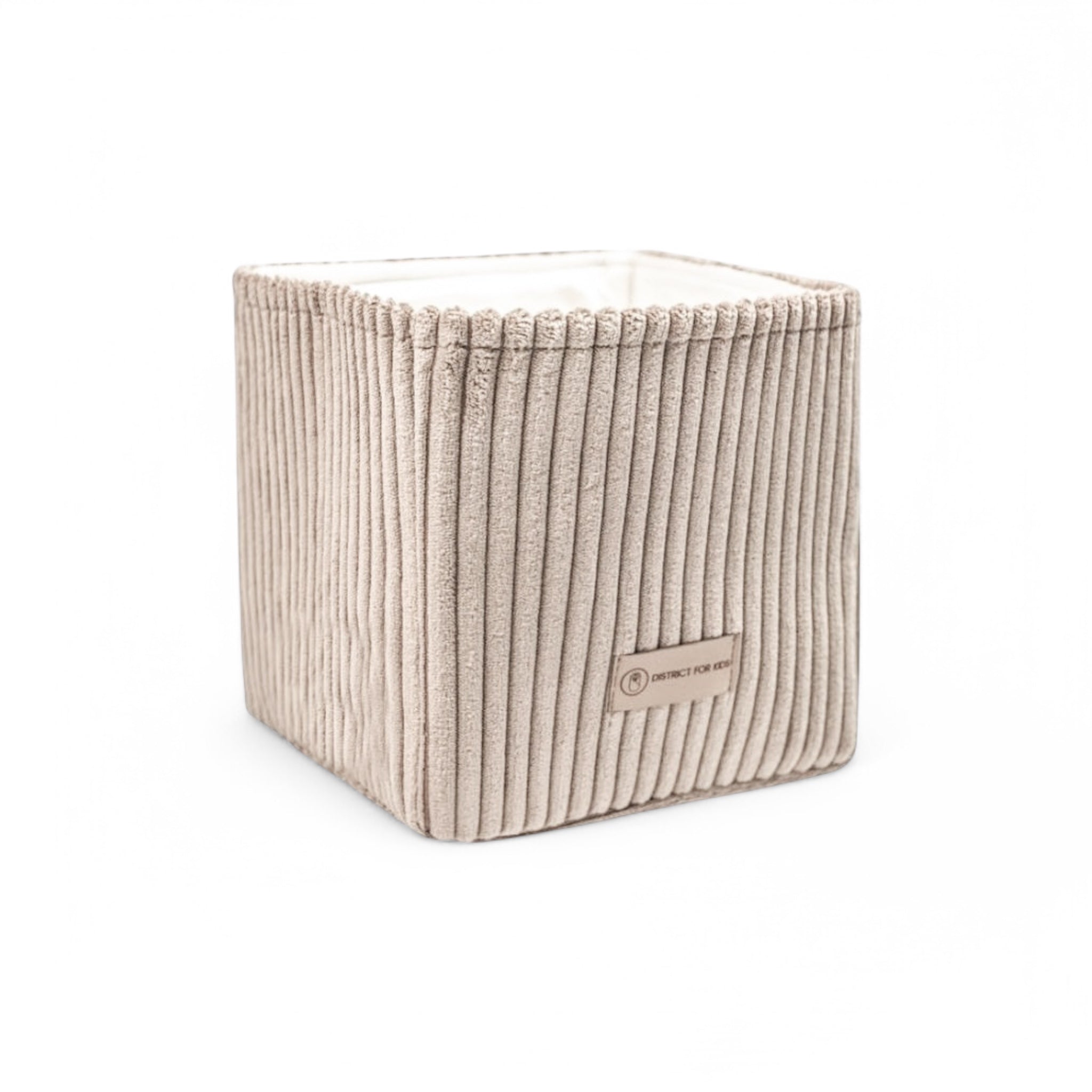 Wickeltisch-Korb Cord – praktisches Utensilo für Wickeltisch & Babyzimmer Beige Korb
