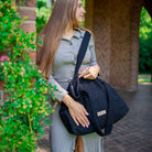 Wickeltasche Boucle Teddystoff für den Kinderwagen - Mom bag Wickeltasche