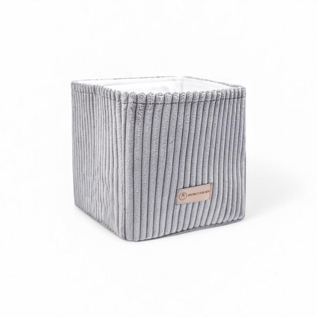 Wickeltisch-Korb aus Cord – Untensillo-Korb-District for Kids-Creme-District for Kids