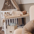 Wickeltisch-Korb aus Teddy Bouclé – Untensillo-Korb-District for Kids-Creme-District for Kids