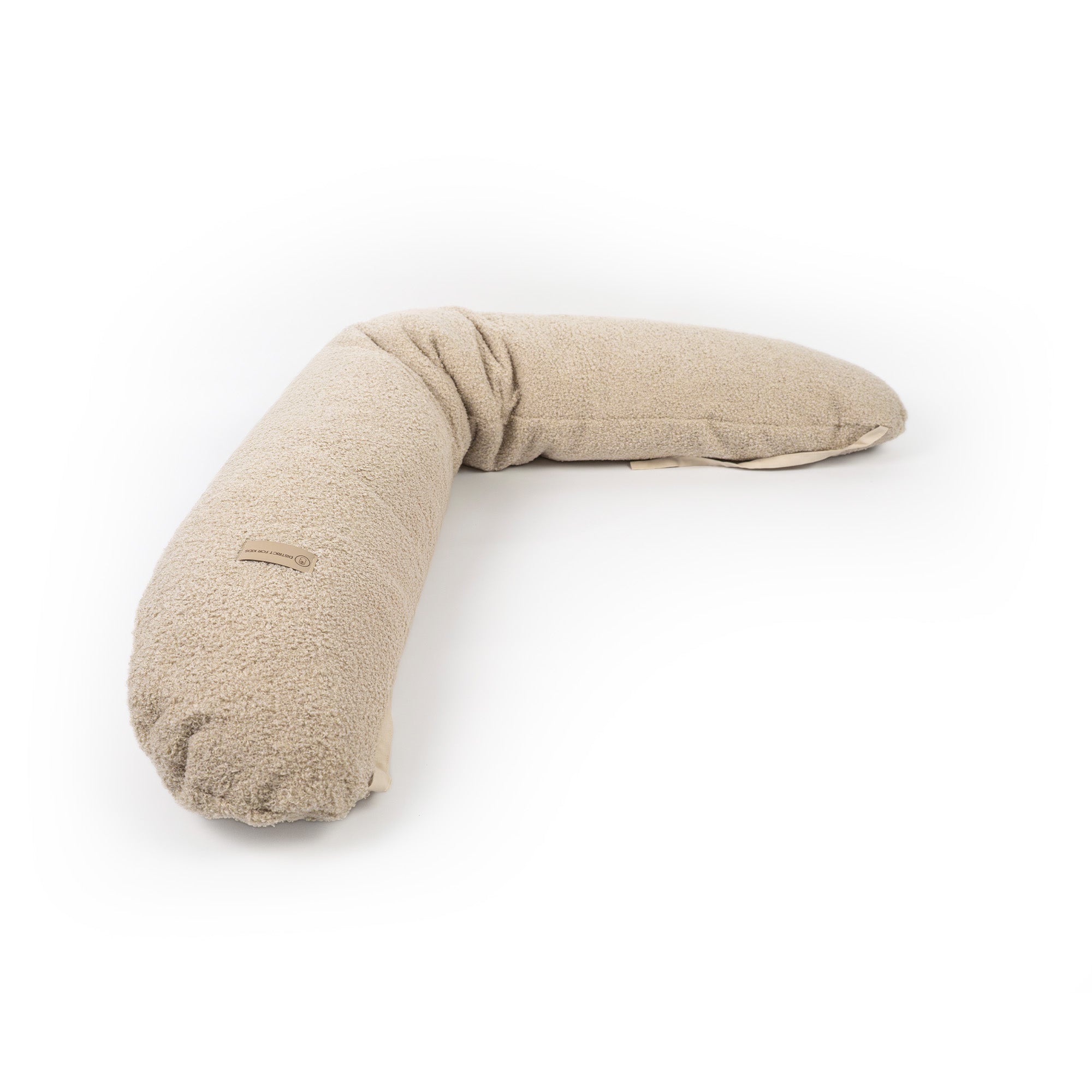 Stillkissen & Schwangerschaftskissen Bouclé Teddy XXL – ergonomisch weich & vielseitig - Beige - Stillkissen