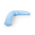 Stillkissen & Schwangerschaftskissen Musselin XXL - ergonomisch & vielseitig - Blau - Stillkissen