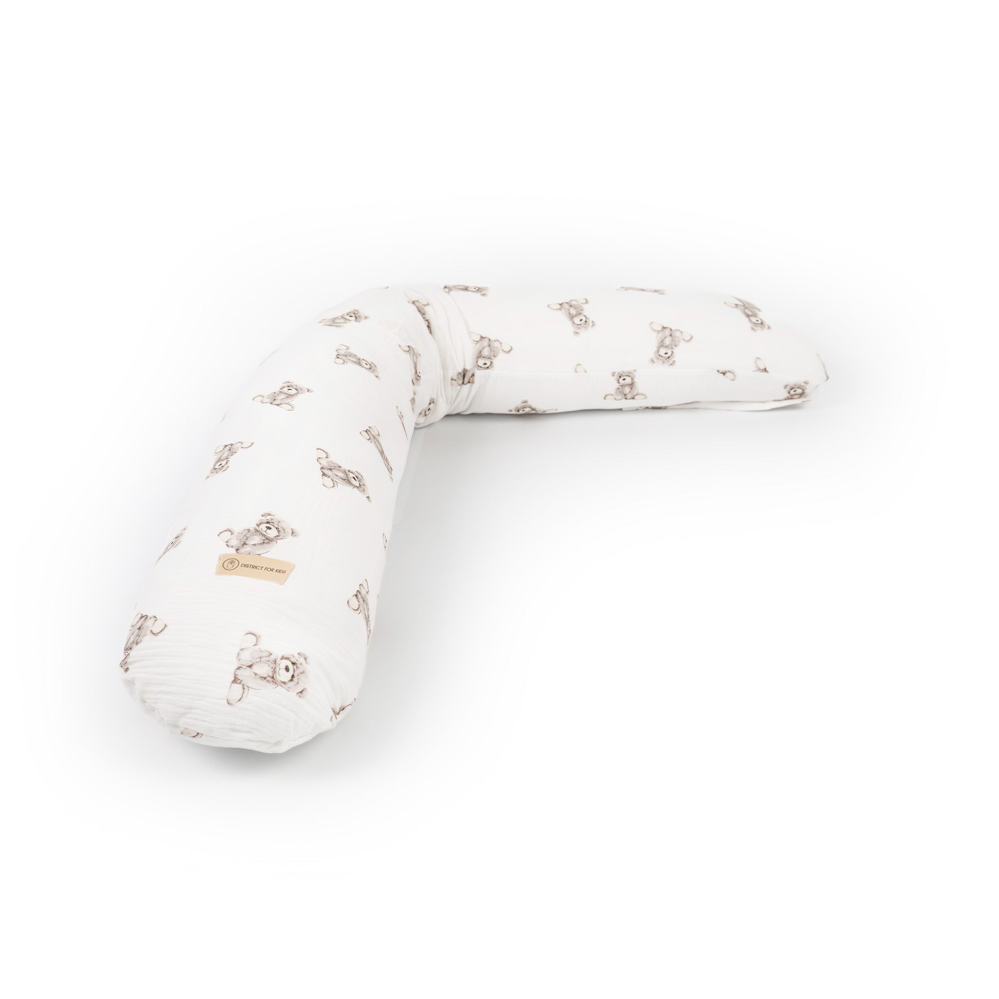 Stillkissen & Schwangerschaftskissen Musselin XXL | Teddybär - Stillkissen