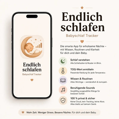 Babyschlaf Tracker – Schlaf verstehen & planen