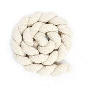 Bettschlange geflochten Teddystoff Bouclé – Kuschelige Bettumrandung