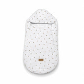 Fußsack Musselin Muster – atmungsaktiv, Kinderwagen & Babyschale