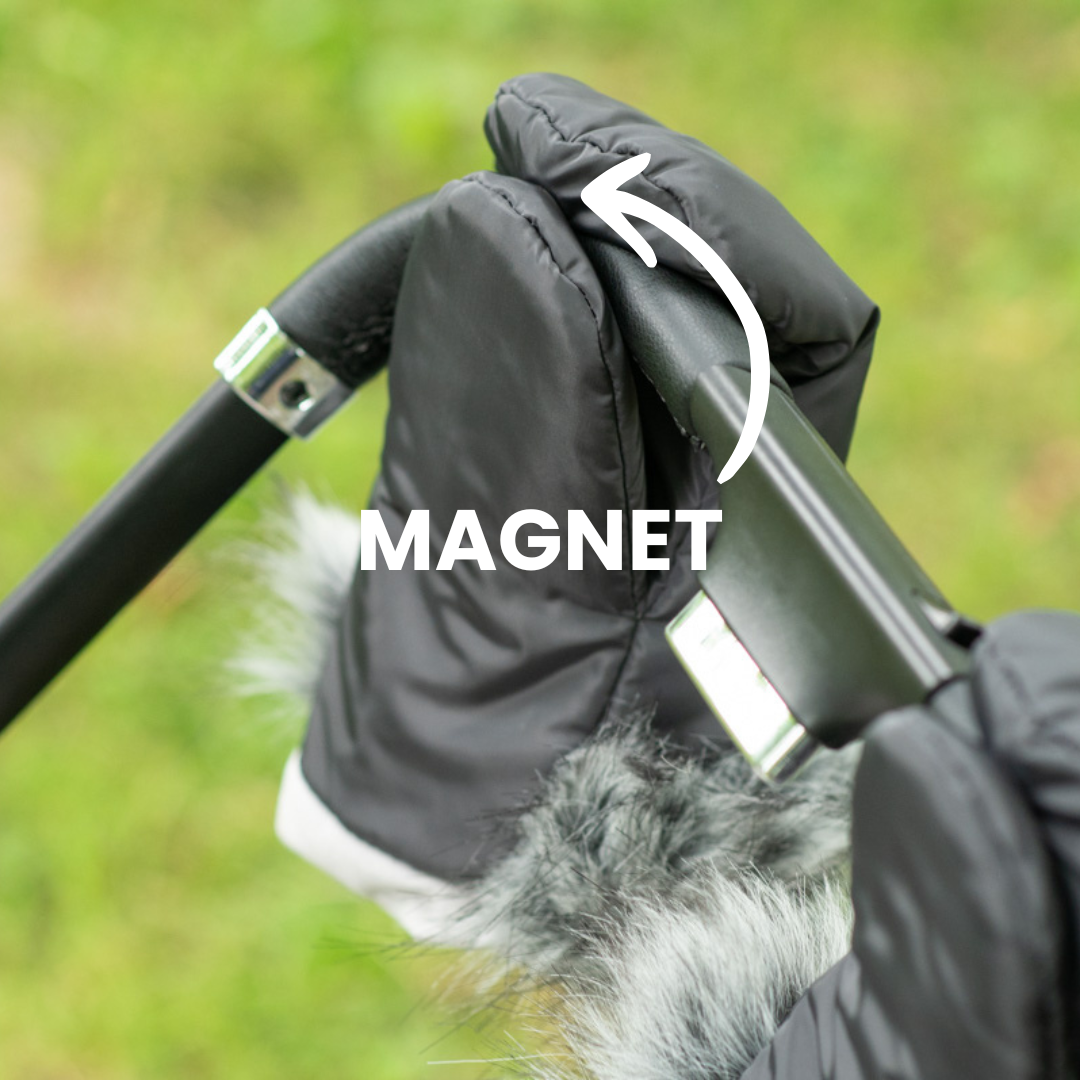 Handschuhe mit Fell für Kinderwagen – Handwärmer - Handschuhe