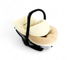 Fußsack Autoschale Kamelwolle & Kaschmirwolle - Premium Qualität für dein Baby - Beige / 70cm - Winterfußsack