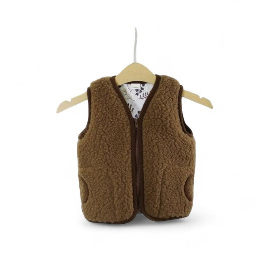 Merinoweste Muster für Kinder – atmungsaktiv & hautverträglich - Weste