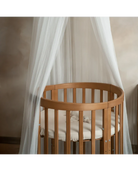 Babybett 7-in-1 – Ein Bett für viele Jahre - mitwachsend | Ovale Form - Babybett