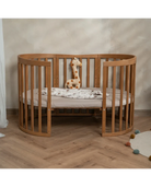 Babybett 7-in-1 – Ein Bett für viele Jahre - mitwachsend | Ovale Form - Babybett