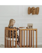 Babybett 7-in-1 – Ein Bett für viele Jahre - mitwachsend | Ovale Form - Babybett