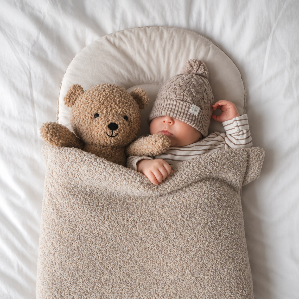 sleepy babyschlafsack boucle