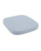 Spannbettlaken quadrat klein 7-in-1 Babybetten – GOTS-zertifizierter Bio-Baumwolle - Blau - Bettlaken