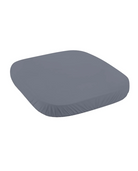 Spannbettlaken quadrat klein 7-in-1 Babybetten – GOTS-zertifizierter Bio-Baumwolle - Anthrazit - Bettlaken