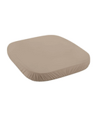 Spannbettlaken quadrat klein 7-in-1 Babybetten – GOTS-zertifizierter Bio-Baumwolle - Braun - Bettlaken