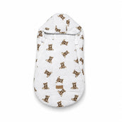 Fußsack Musselin Muster – atmungsaktiv, Kinderwagen & Babyschale