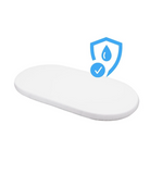 Spannbettlaken wasserdicht oval 7-in-1 Babybetten – Schutz & Komfort in einem - Weiß - Bettlaken