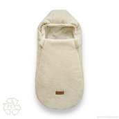 Fußsack Teddystoff Boucle für Kinderwagen Autoschale-Winterfußsack-District for Kids-Creme-District for Kids