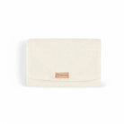 Wickelunterlage Teddystoff Bouclé – praktische Windeltasche für unterwegs - Creme - Wickelauflage