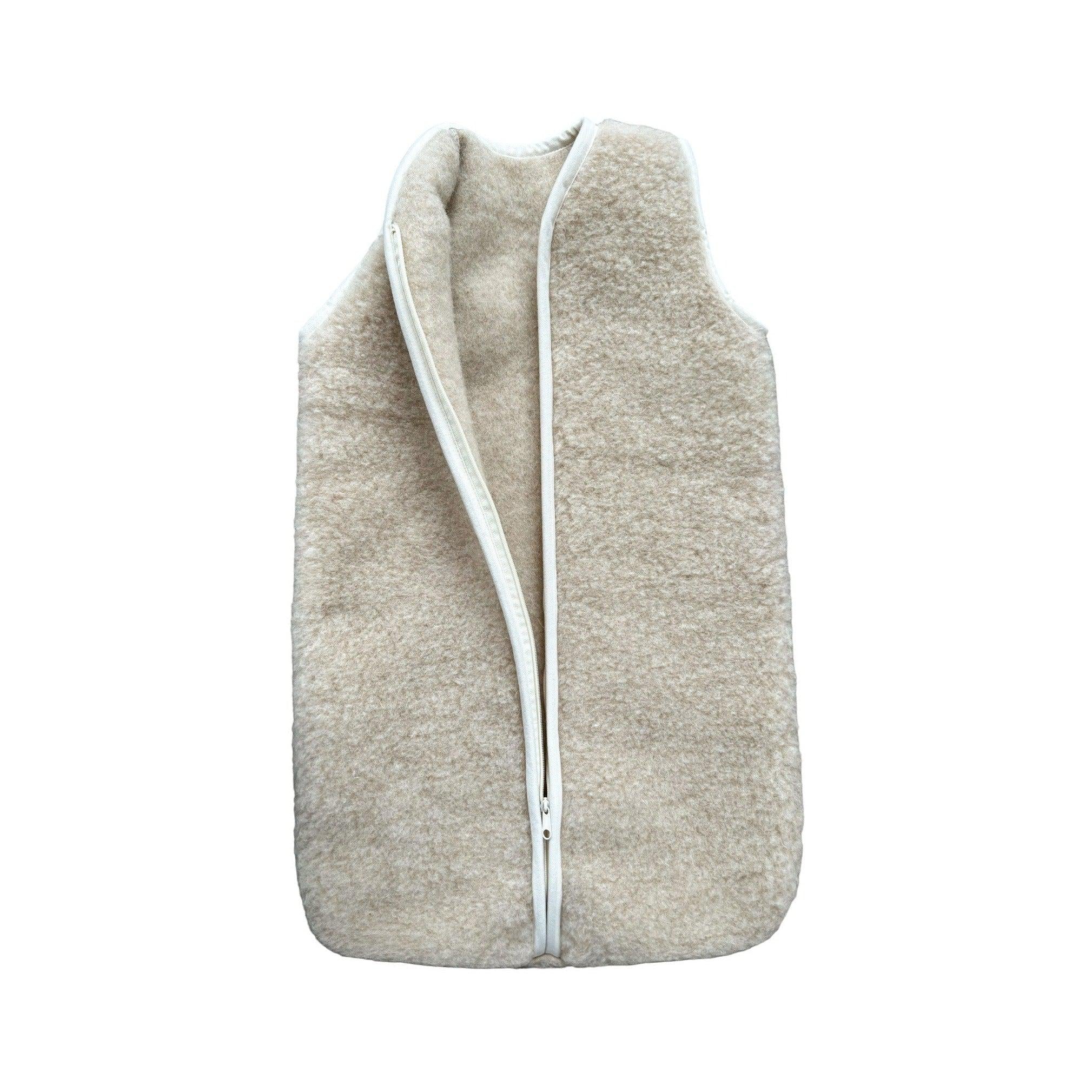 Babyschlafsack Merinowolle Wollwalk | 3.5 TOG-Babyschlafsack-District for Kids-70 cm-3.5 TOG-Beige-District for Kids
