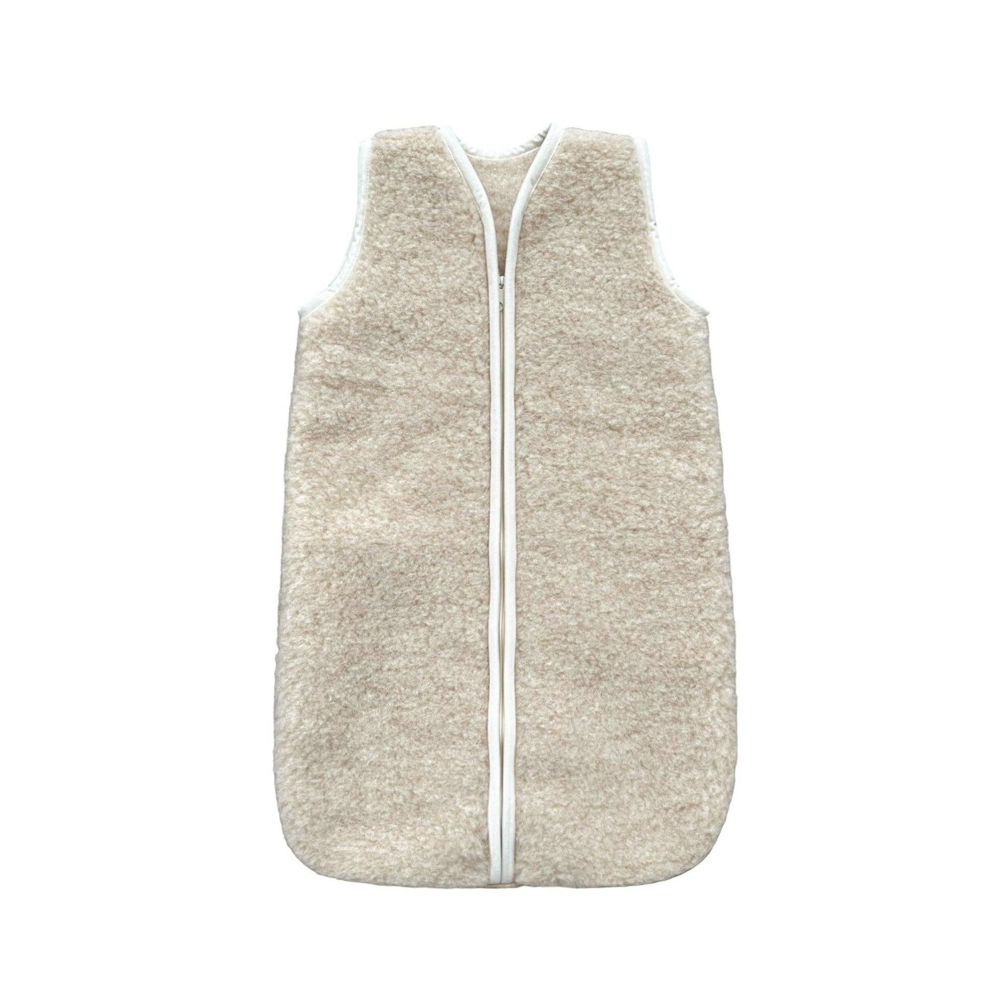 Babyschlafsack Merinowolle Wollwalk | 3.5 TOG-Babyschlafsack-District for Kids-70 cm-3.5 TOG-Beige-District for Kids